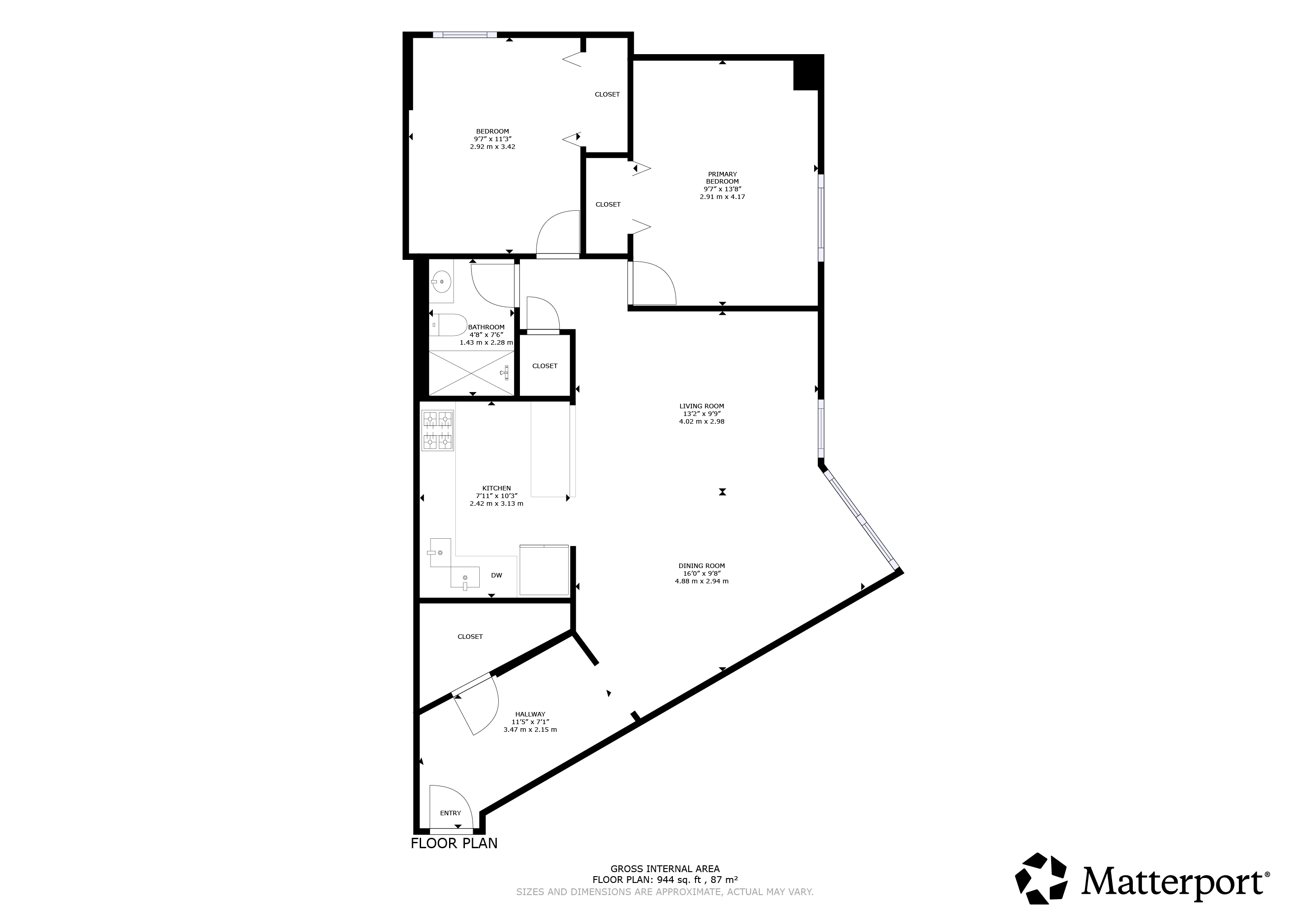 Floor plan 1 floor plan for 1380 Prince of Wales Drive, Unit 802